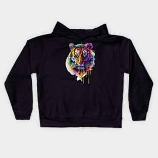 Tiger Color Recognition Kids Hoodie